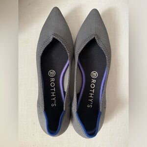 Rothy's The Point Cloud Grey Women's Flats